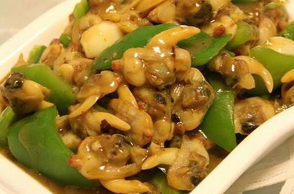 尖椒炒刀蜆