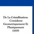 de La Cristallisation de La Cristallisation