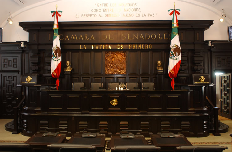 墨西哥參議院主席台