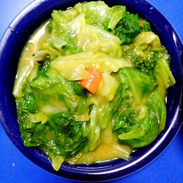 咖喱生菜 咖喱生菜