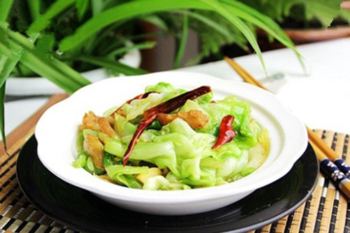 熗炒捲心菜 熗炒捲心菜