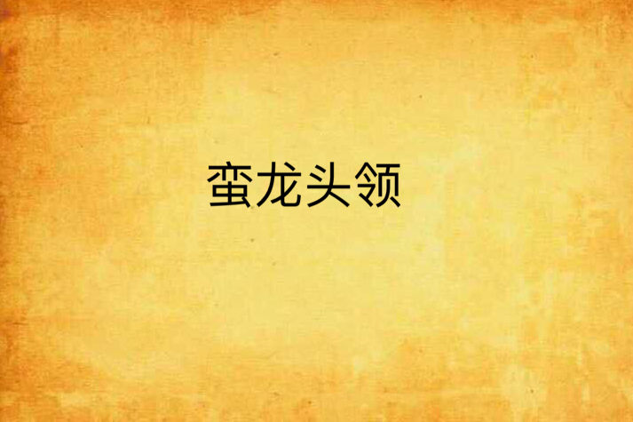 蠻龍頭領