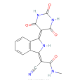 2-氰基-2-[2,3-二氫-3-(四氫-2,4,6-三氧代-5-(2H)嘧啶基亞基]-1H-異吲哚亞基]-N-甲基-乙醯胺