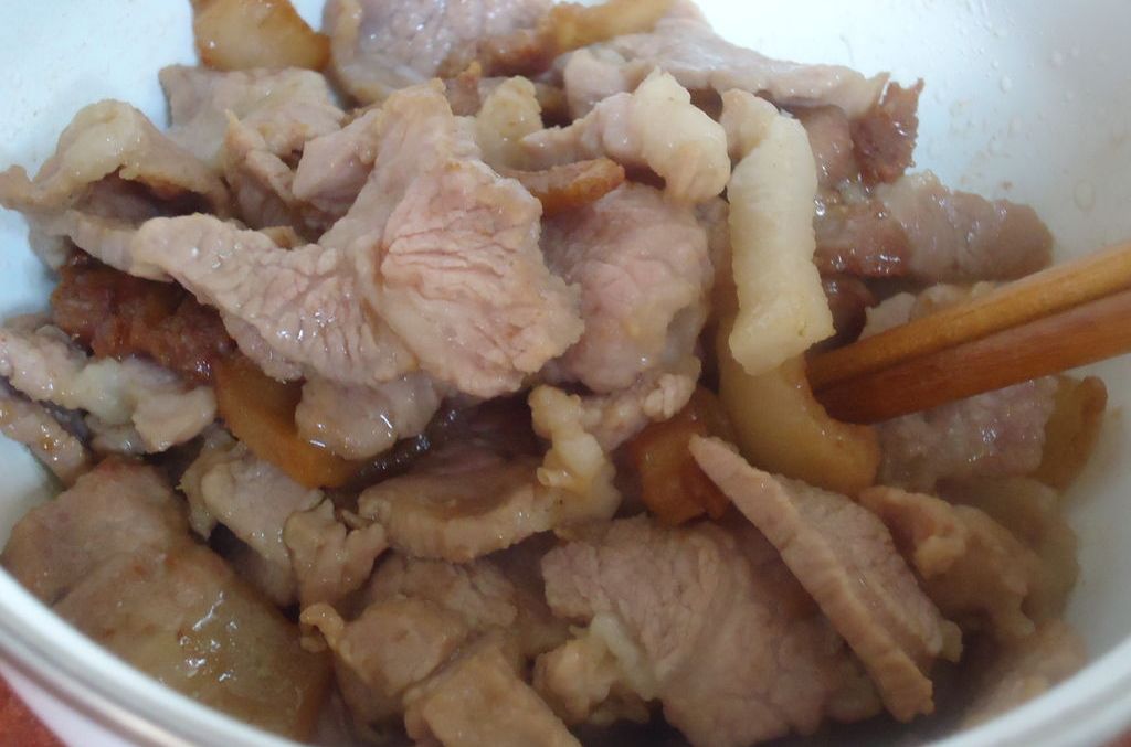 肉炒馬腿菇