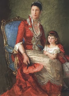 路易絲公主和她的母親