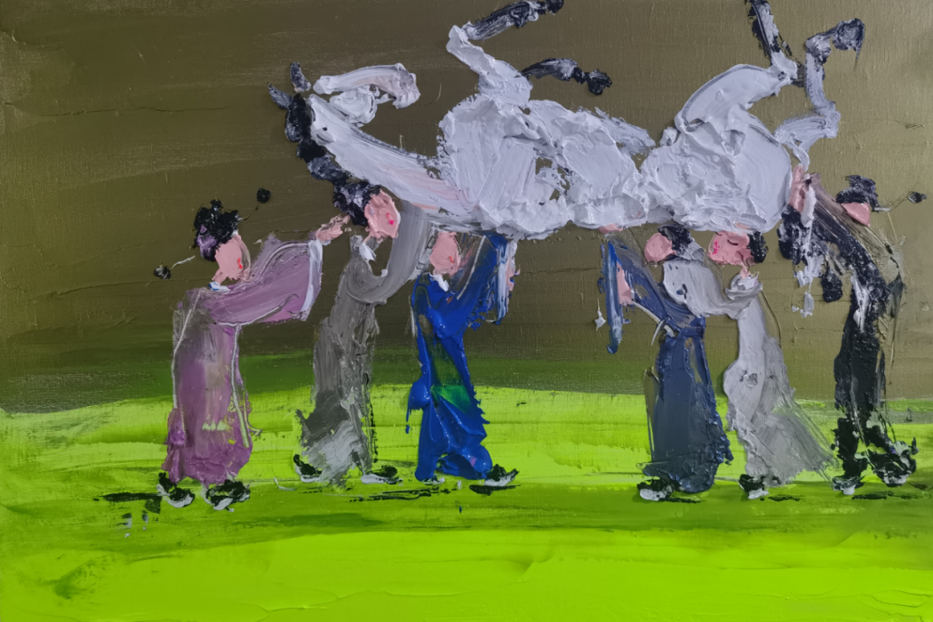 白馬非馬(成宇油畫藝術作品) 白馬非馬(成宇油畫藝術作品)