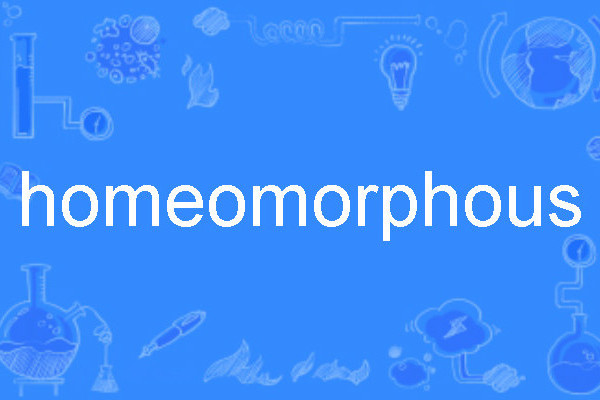 homeomorphous homeomorphous