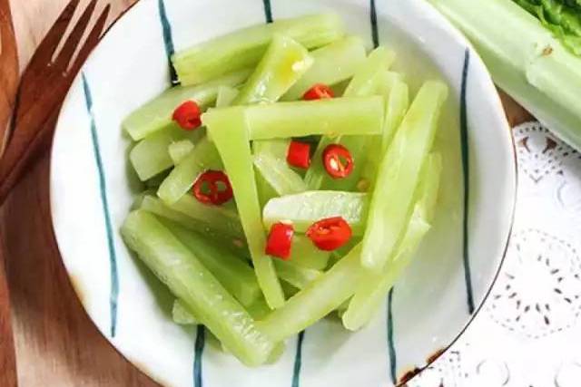 醬汁萵筍 醬汁萵筍