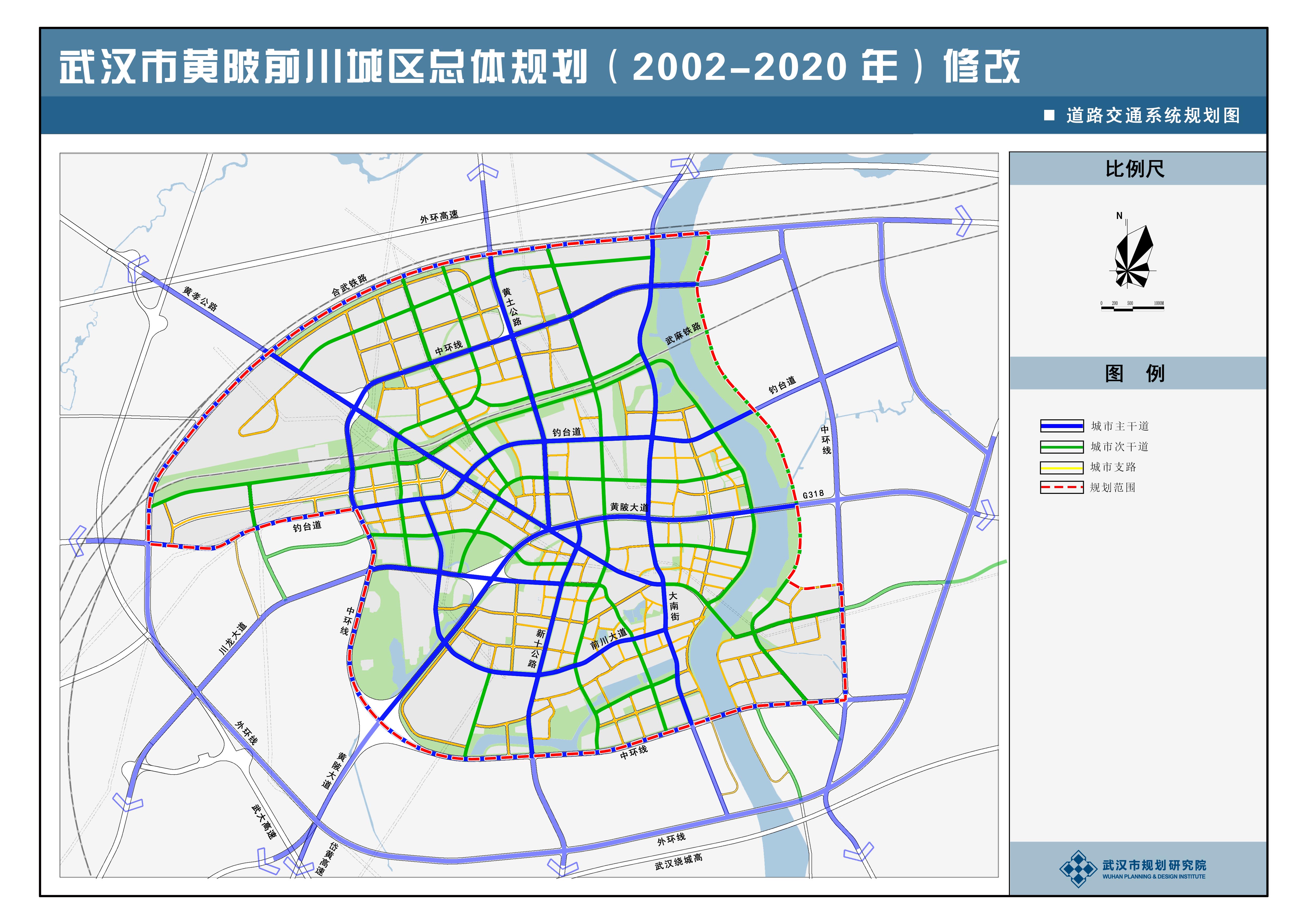 交通圖：黃陂區三環線