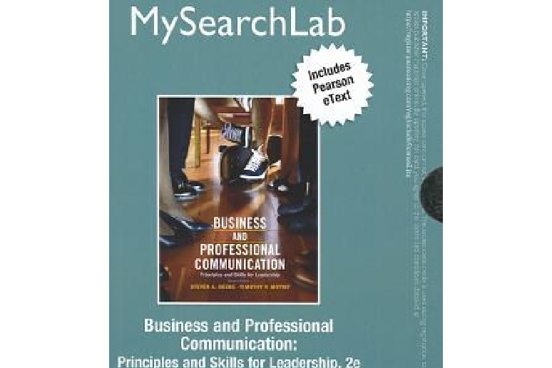 MySearchLab with Pearson EText MySearchLab with Pearson EText