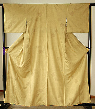 日本結城繭綢製作的和服