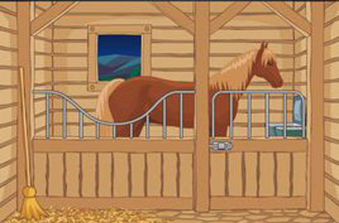 農舍的馬棚