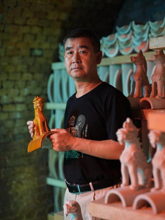 趙長安(北京明珠琉璃製品有限公司古建琉璃工) 趙長安(北京明珠琉璃製品有限公司古建琉璃工)