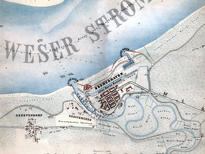 1849年的不萊梅哈芬港