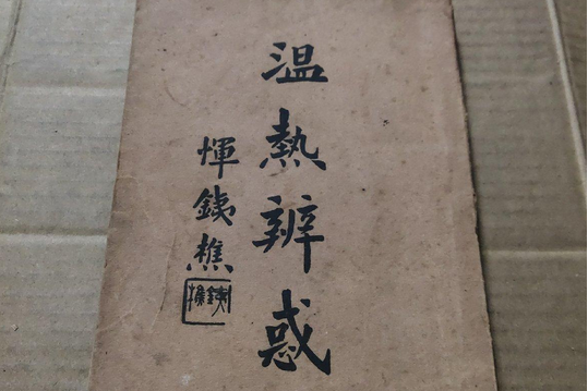 溫熱辨惑 溫熱辨惑