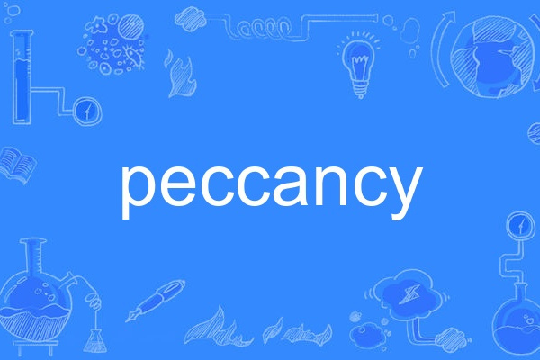 peccancy peccancy