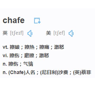 chafe chafe