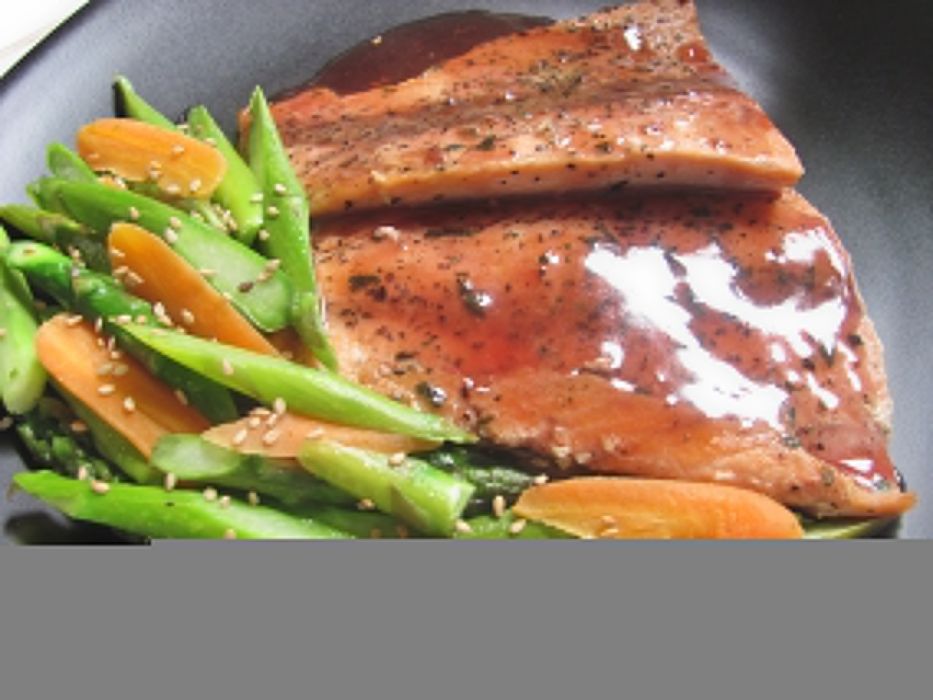 三文魚排餐 三文魚排餐