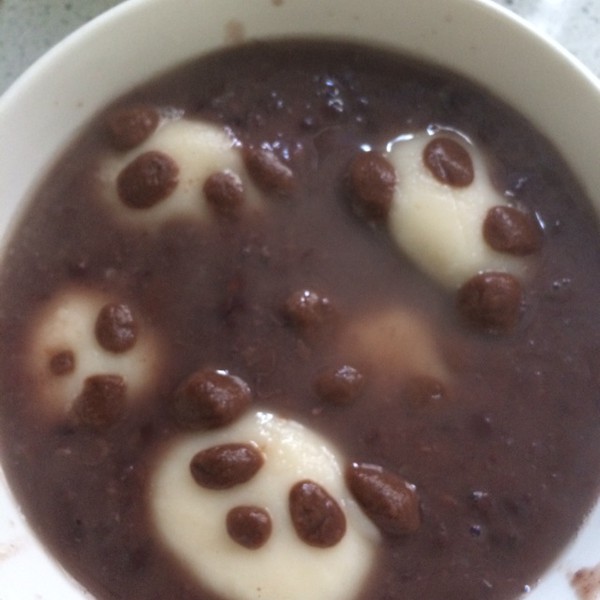 熊貓豆糯米粥