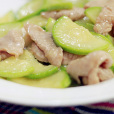 西葫炒肉片 西葫炒肉片