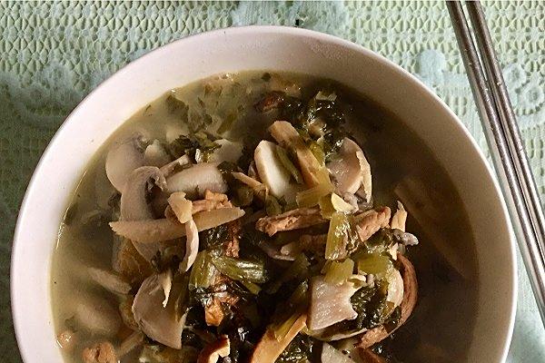 肉絲菇筍羹 肉絲菇筍羹