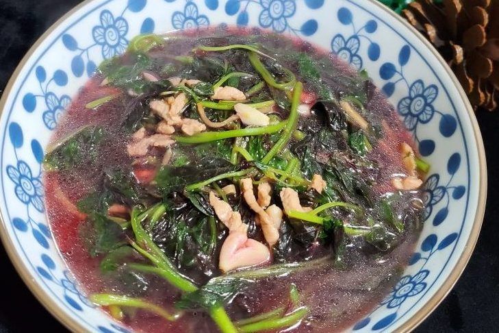 紅莧菜魚羹 紅莧菜魚羹