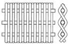 平織席型網