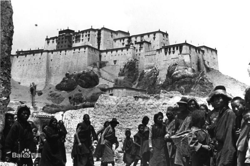 1938年德國人拍攝的桑珠孜宗堡