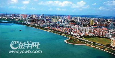 美麗的海濱城市-湛江(鳥瞰圖)