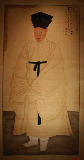 金弘道繪製的朝鮮學者徐直修畫像