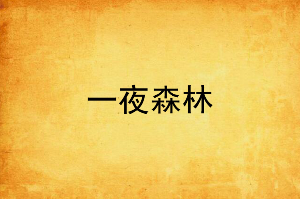 一夜森林 一夜森林