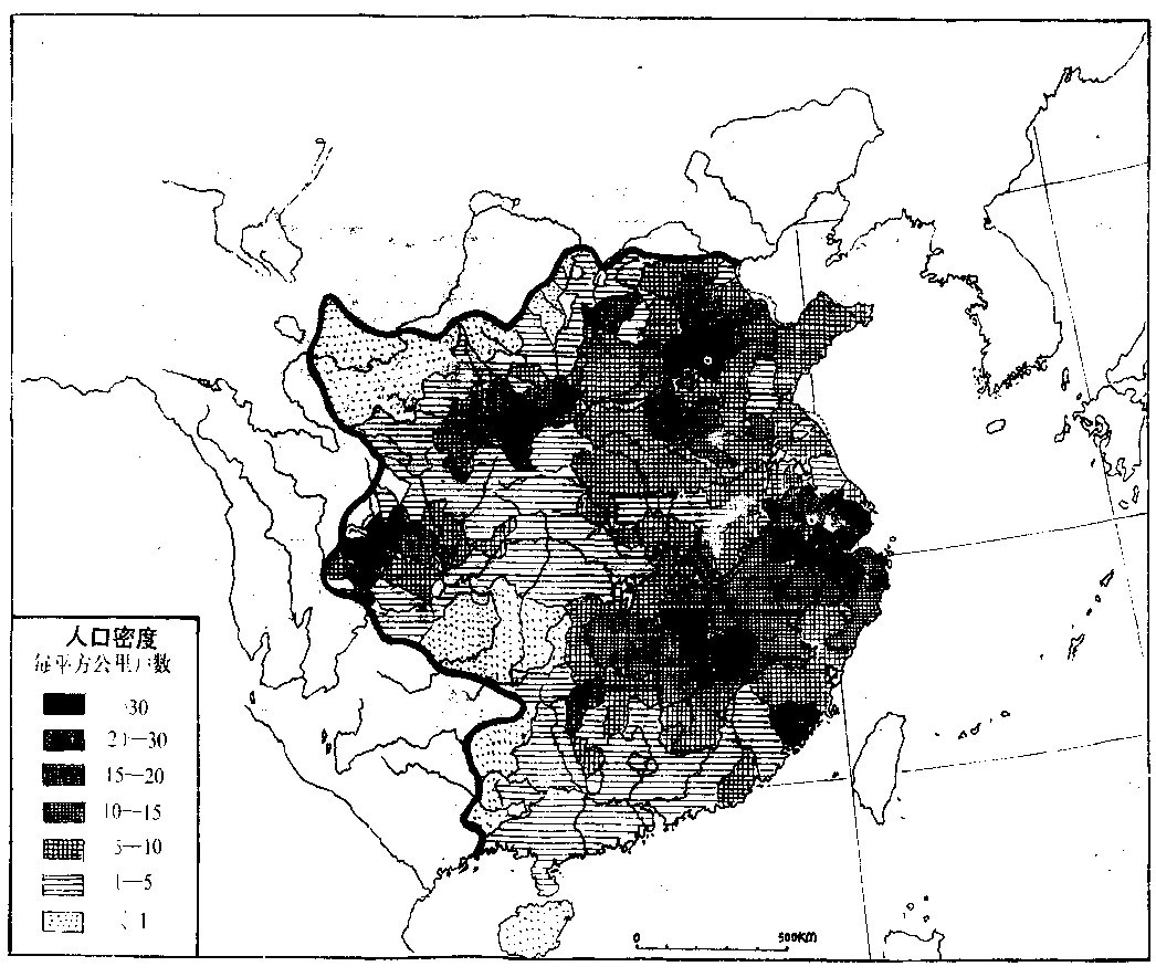北宋人口密度圖