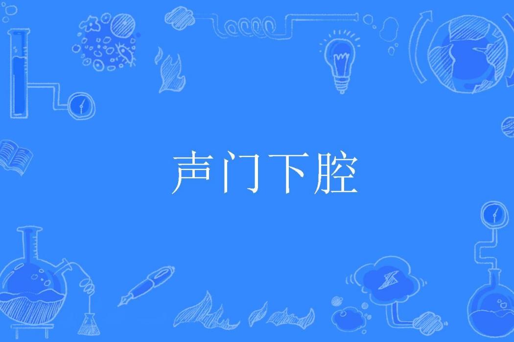 聲門下腔 聲門下腔