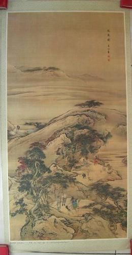 :牧羝圖,清代,袁江(1644-1711)