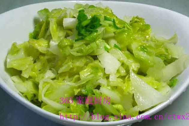 蒜炒捲心菜 蒜炒捲心菜