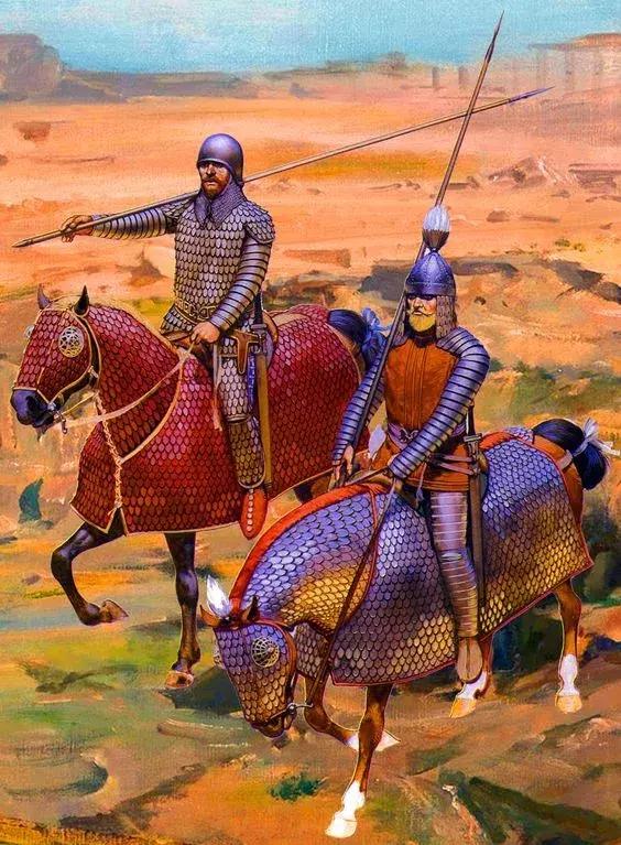 帕提亞具裝騎兵更適合衝擊而不是原地肉搏