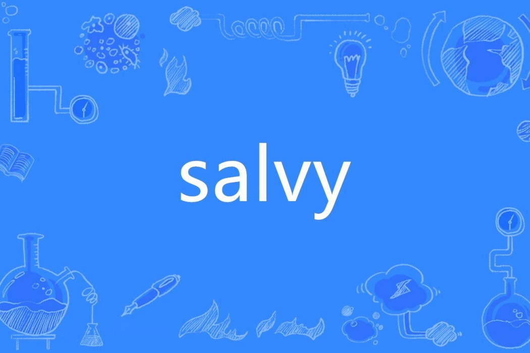 salvy(英語單詞) salvy(英語單詞)