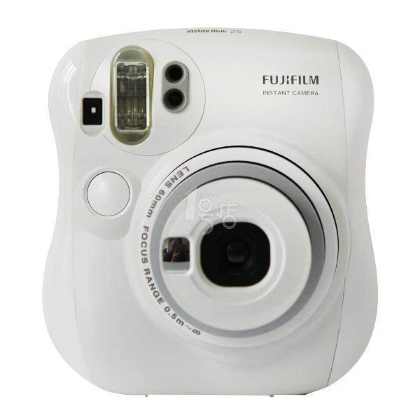 富士mini25拍立得白色相機