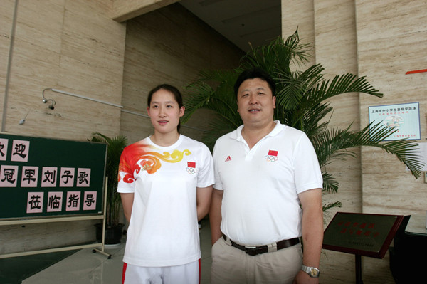 教練金煒和劉子歌