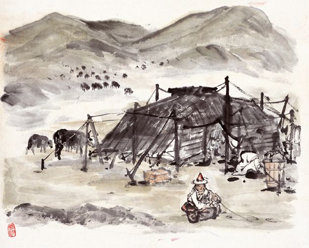 祁連山寫生19 祁連山寫生19