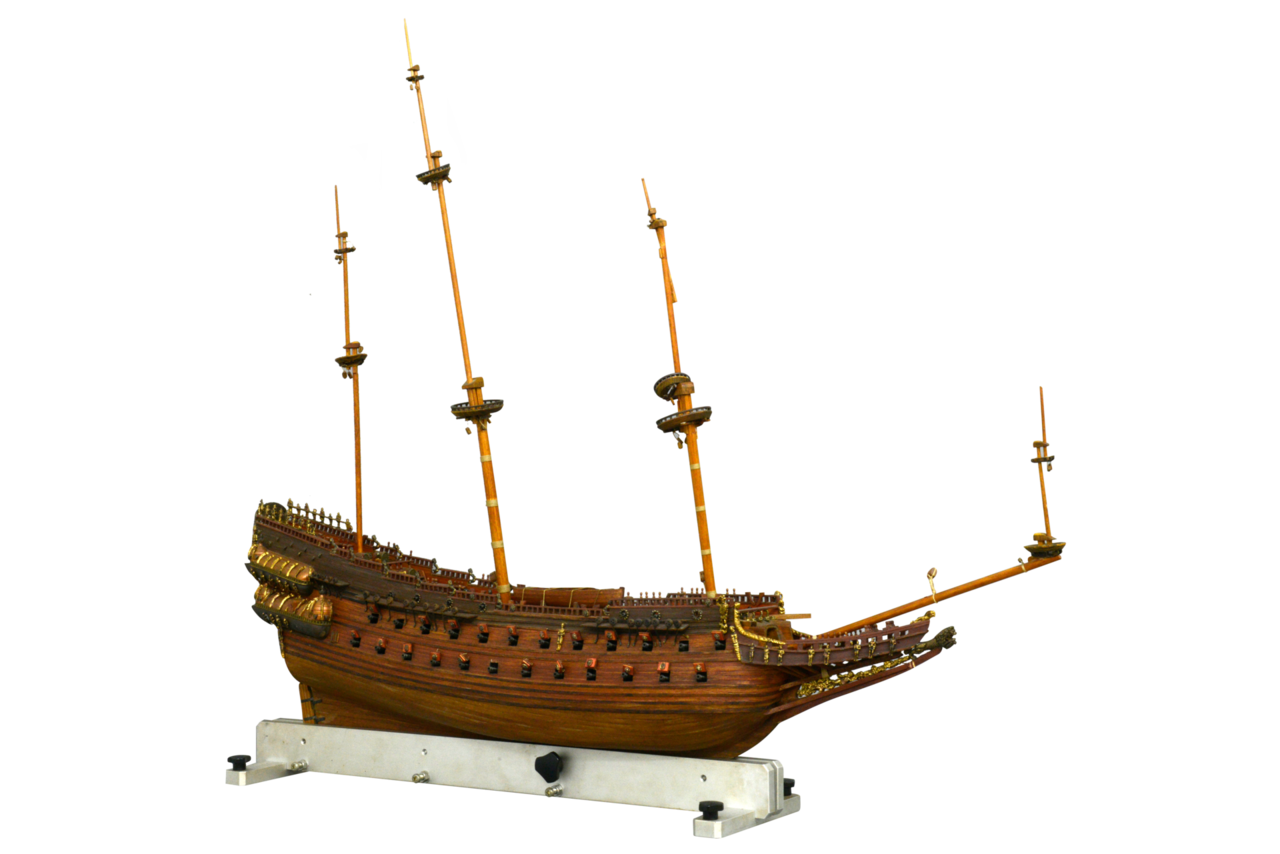 19世紀東印度公司木船模型