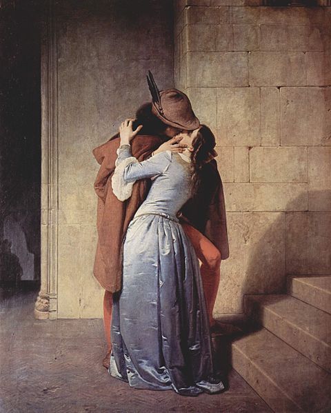 《親吻》佛蘭西斯科·哈耶茲1859年的作品