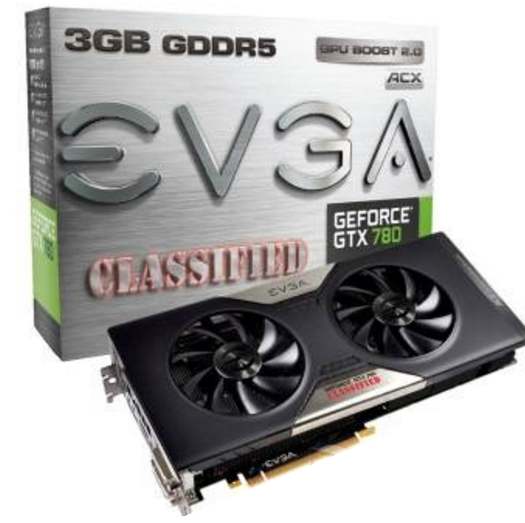 EVGA GTX 780 3G Dual Classified w/ACX Cooler EVGA GTX 780 3G Dual Classified w/ACX Cooler