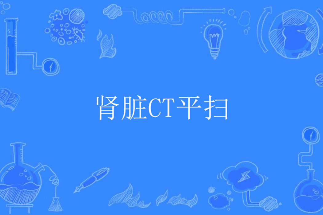 腎臟CT平掃 腎臟CT平掃