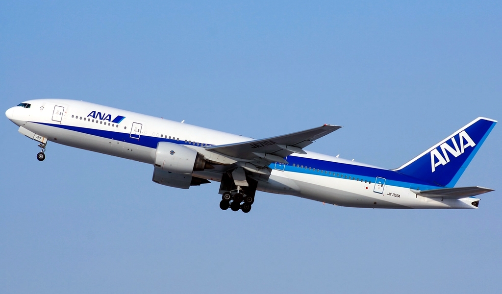 全日空航空公司的波音777-200