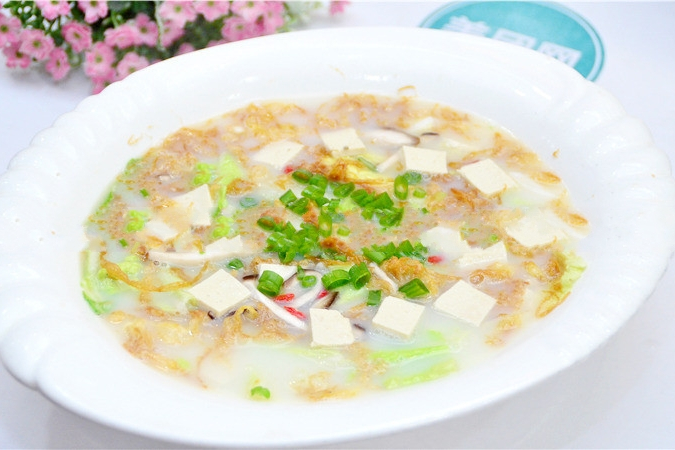 豆漿豆腐湯 豆漿豆腐湯