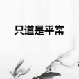 只道是平常 只道是平常