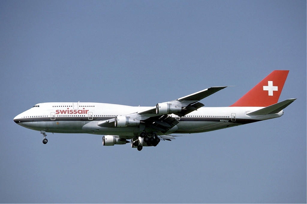 瑞士航空公司的747-300