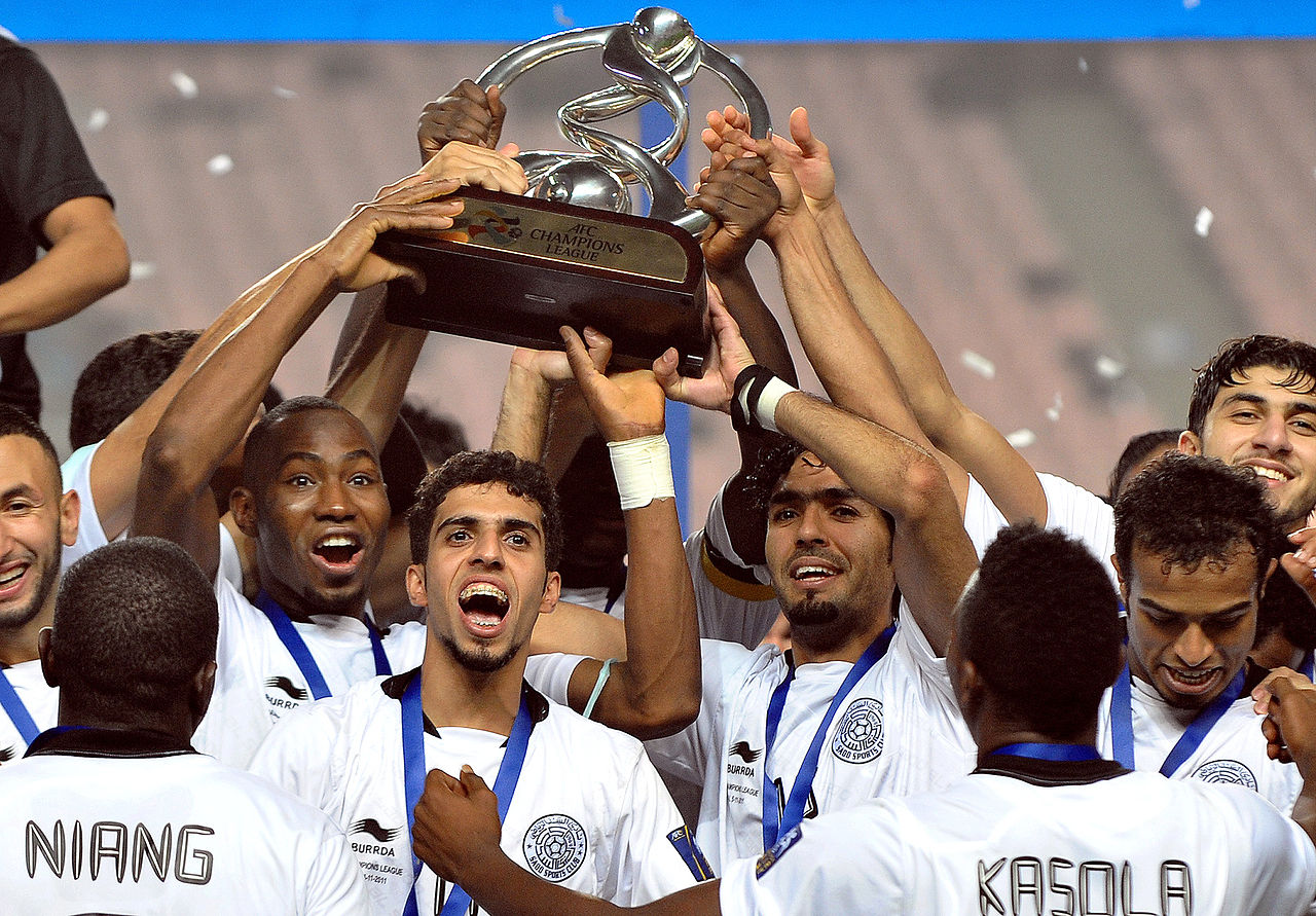 慶祝贏得2011年亞足聯冠軍聯賽冠軍