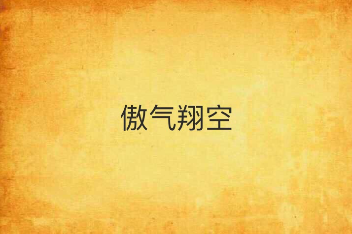 傲氣翔空 傲氣翔空